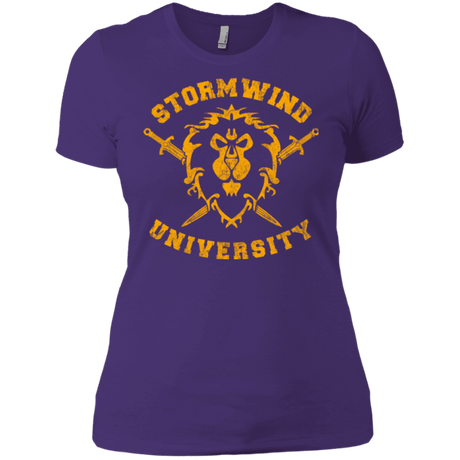T-Shirts Purple / X-Small Stormwind University Women's Premium T-Shirt