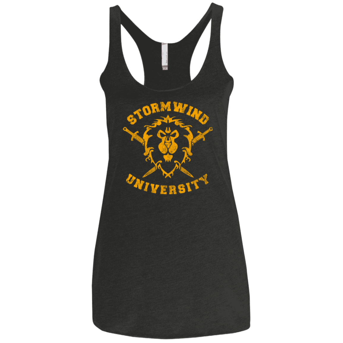 T-Shirts Vintage Black / X-Small Stormwind University Women's Triblend Racerback Tank