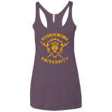 T-Shirts Vintage Purple / X-Small Stormwind University Women's Triblend Racerback Tank