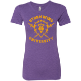 T-Shirts Purple Rush / Small Stormwind University Women's Triblend T-Shirt