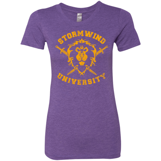 T-Shirts Purple Rush / Small Stormwind University Women's Triblend T-Shirt