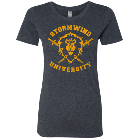 T-Shirts Vintage Navy / Small Stormwind University Women's Triblend T-Shirt