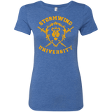 T-Shirts Vintage Royal / Small Stormwind University Women's Triblend T-Shirt