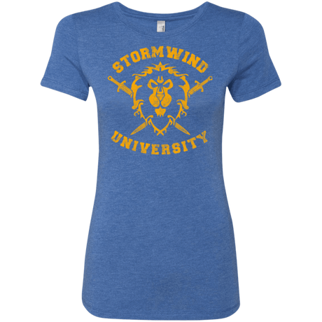 T-Shirts Vintage Royal / Small Stormwind University Women's Triblend T-Shirt