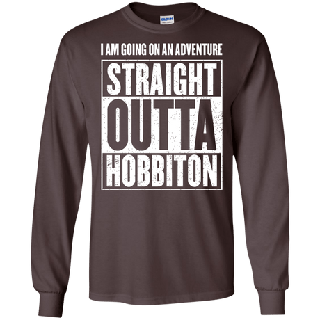 Straight Outta Hobbiton Men's Long Sleeve T-Shirt