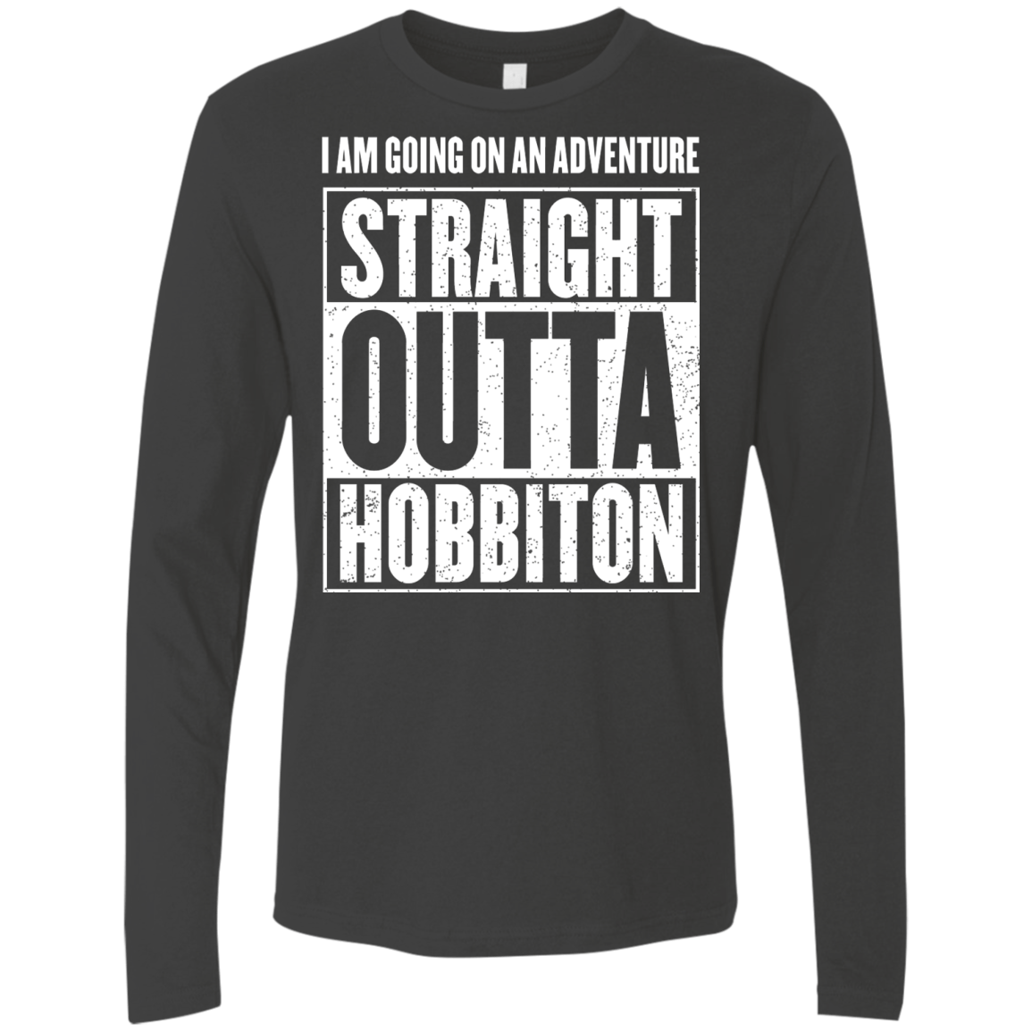 Straight Outta Hobbiton Men's Premium Long Sleeve