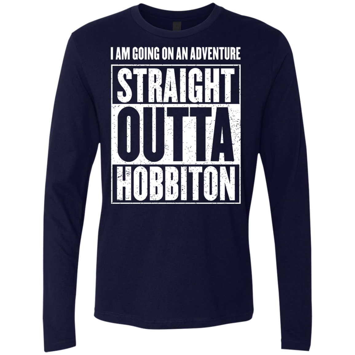 Straight Outta Hobbiton Men's Premium Long Sleeve