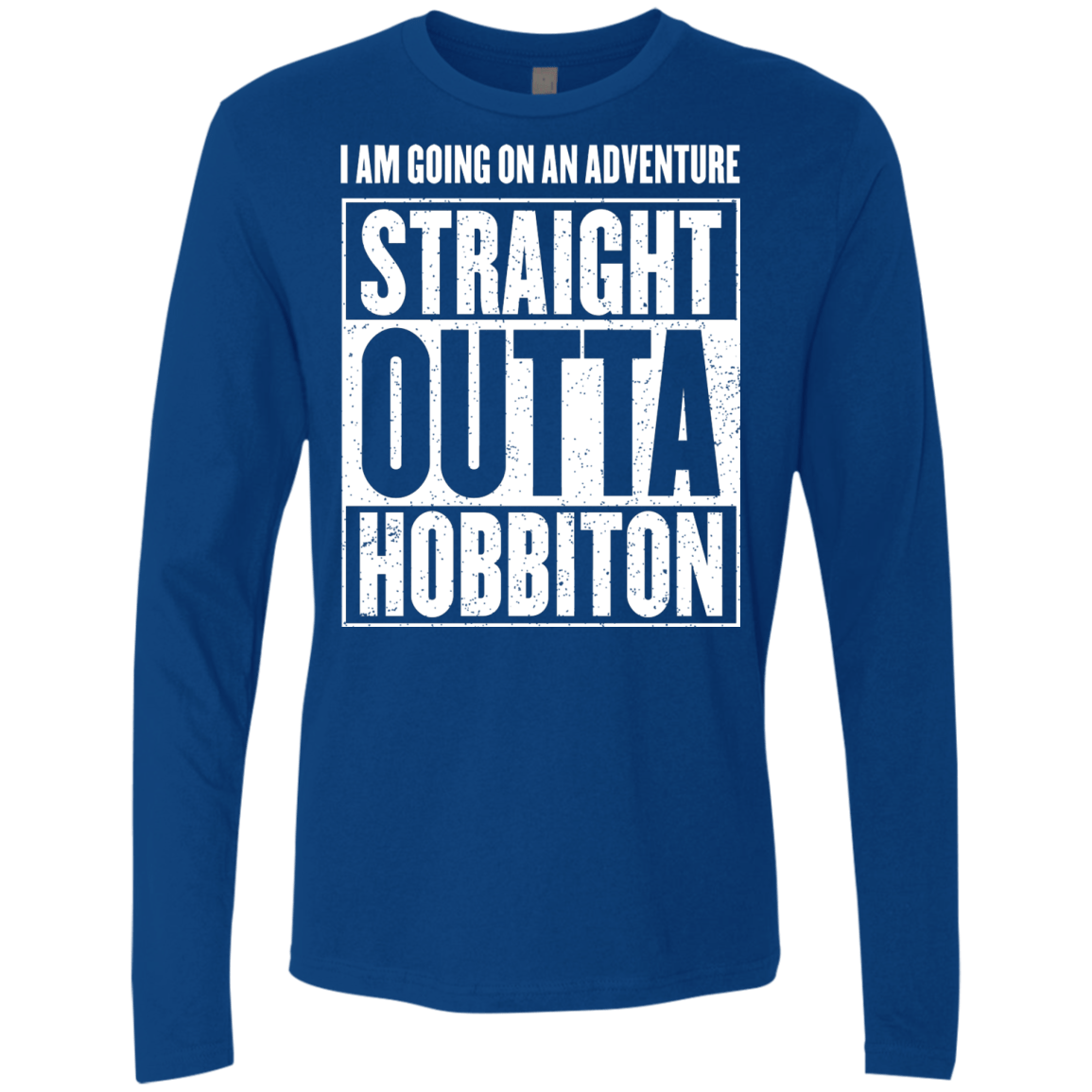 Straight Outta Hobbiton Men's Premium Long Sleeve