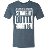 T-Shirts Indigo / S Straight Outta Hobbiton Men's Triblend T-Shirt