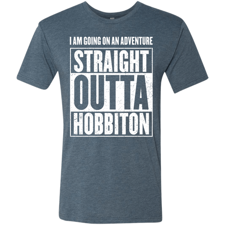 T-Shirts Indigo / S Straight Outta Hobbiton Men's Triblend T-Shirt