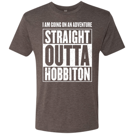 T-Shirts Macchiato / S Straight Outta Hobbiton Men's Triblend T-Shirt