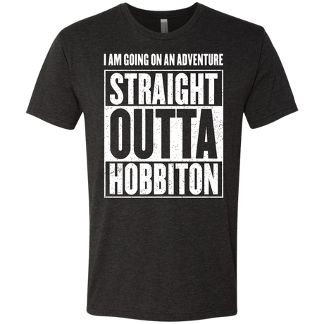 T-Shirts Vintage Black / S Straight Outta Hobbiton Men's Triblend T-Shirt