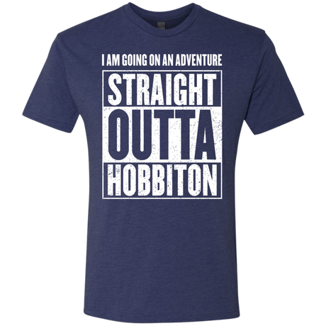 T-Shirts Vintage Navy / S Straight Outta Hobbiton Men's Triblend T-Shirt