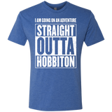 T-Shirts Vintage Royal / S Straight Outta Hobbiton Men's Triblend T-Shirt