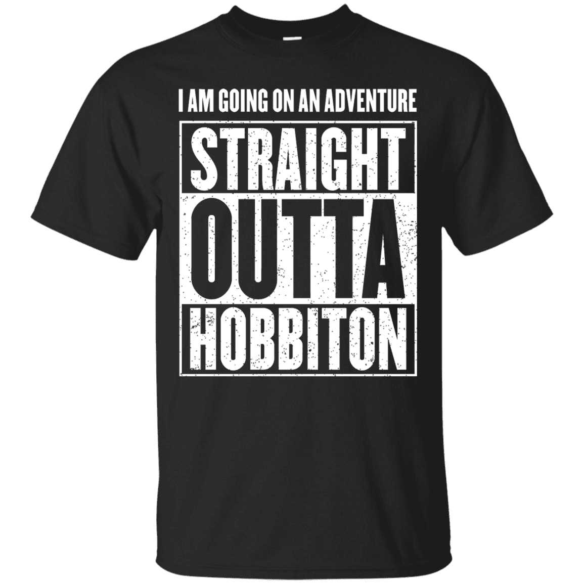 T-Shirts Black / S Straight Outta Hobbiton T-Shirt