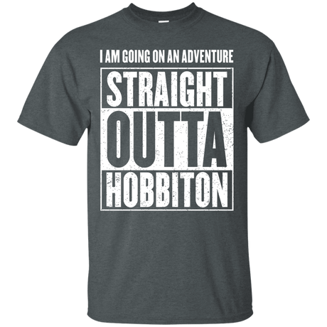 T-Shirts Dark Heather / S Straight Outta Hobbiton T-Shirt