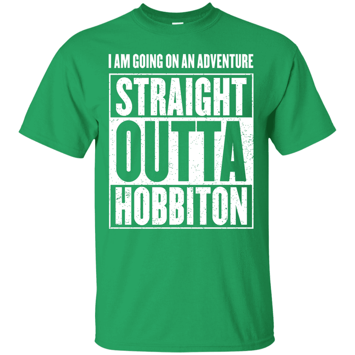 T-Shirts Irish Green / S Straight Outta Hobbiton T-Shirt