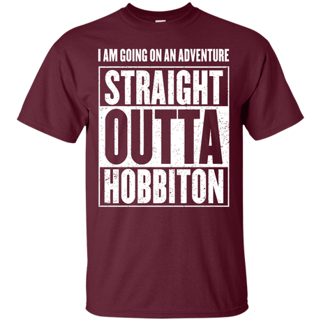 T-Shirts Maroon / S Straight Outta Hobbiton T-Shirt
