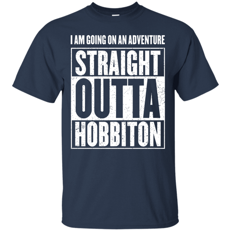 T-Shirts Navy / S Straight Outta Hobbiton T-Shirt