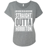 Straight Outta Hobbiton Triblend Dolman Sleeve