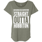 Straight Outta Hobbiton Triblend Dolman Sleeve