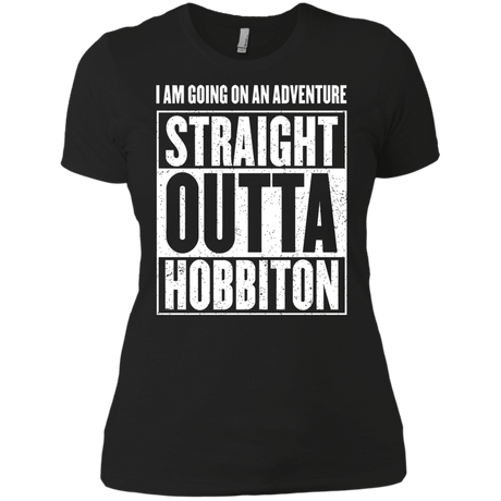 T-Shirts Black / X-Small Straight Outta Hobbiton Women's Premium T-Shirt