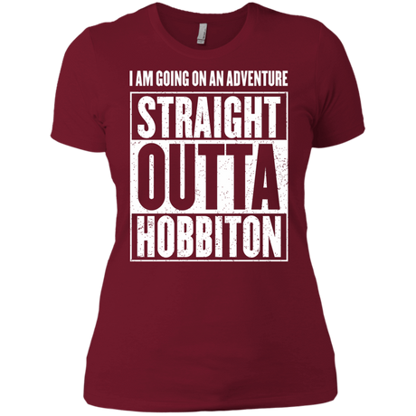 T-Shirts Scarlet / X-Small Straight Outta Hobbiton Women's Premium T-Shirt
