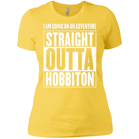 T-Shirts Vibrant Yellow / X-Small Straight Outta Hobbiton Women's Premium T-Shirt