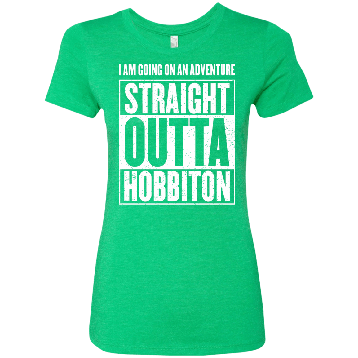 T-Shirts Envy / S Straight Outta Hobbiton Women's Triblend T-Shirt