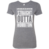 T-Shirts Premium Heather / S Straight Outta Hobbiton Women's Triblend T-Shirt