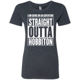T-Shirts Vintage Navy / S Straight Outta Hobbiton Women's Triblend T-Shirt