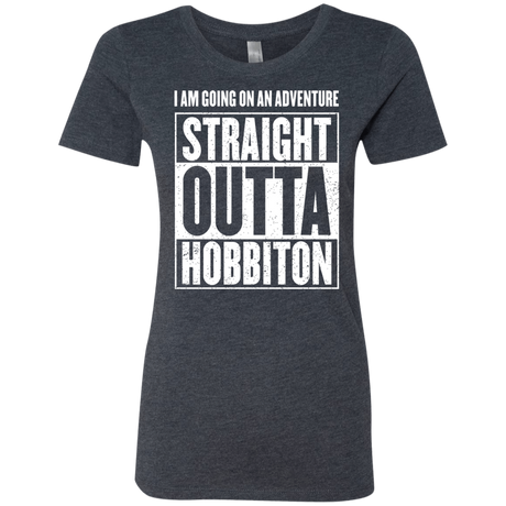 T-Shirts Vintage Navy / S Straight Outta Hobbiton Women's Triblend T-Shirt