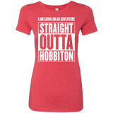 T-Shirts Vintage Red / S Straight Outta Hobbiton Women's Triblend T-Shirt