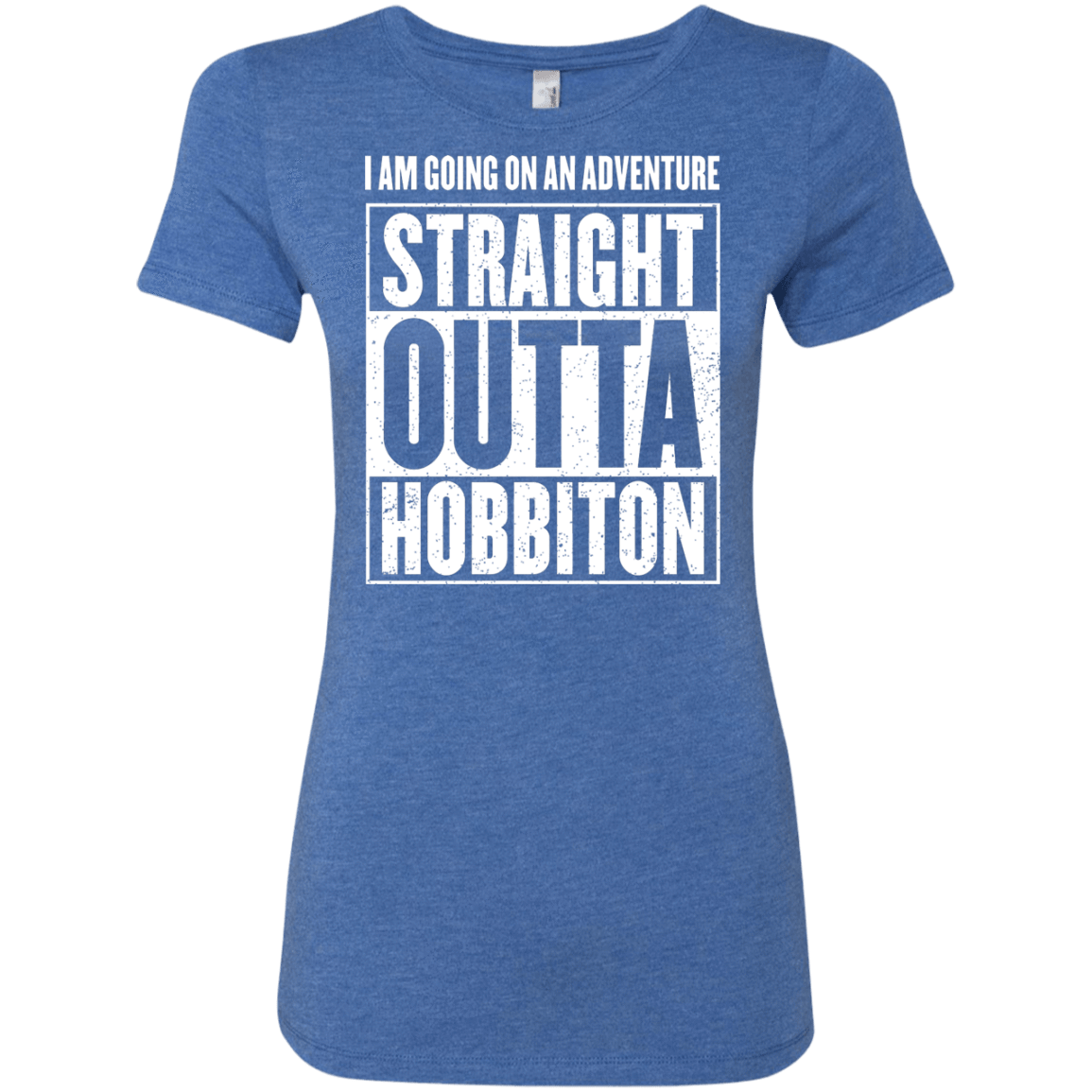 T-Shirts Vintage Royal / S Straight Outta Hobbiton Women's Triblend T-Shirt