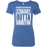 T-Shirts Vintage Royal / S Straight Outta Hobbiton Women's Triblend T-Shirt