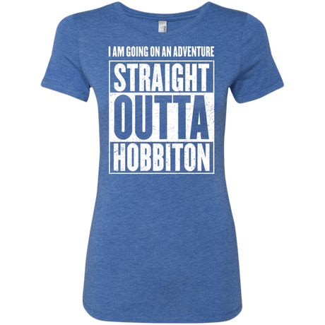 T-Shirts Vintage Royal / S Straight Outta Hobbiton Women's Triblend T-Shirt