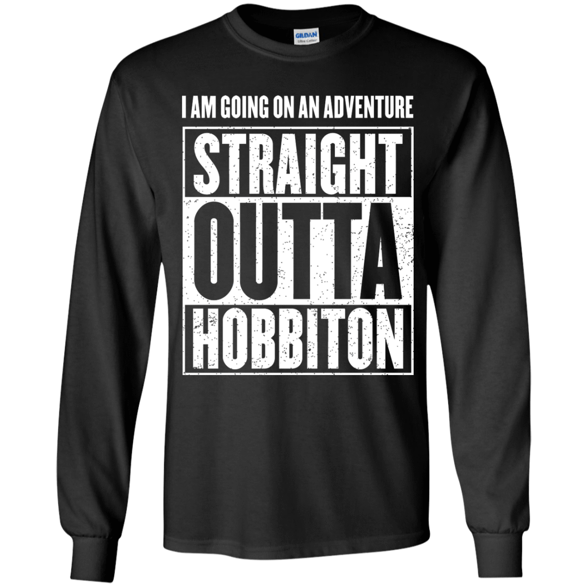 Straight Outta Hobbiton Youth Long Sleeve T-Shirt