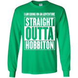 Straight Outta Hobbiton Youth Long Sleeve T-Shirt