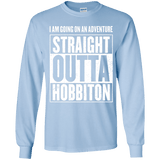 Straight Outta Hobbiton Youth Long Sleeve T-Shirt