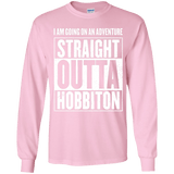 Straight Outta Hobbiton Youth Long Sleeve T-Shirt