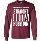 Straight Outta Hobbiton Youth Long Sleeve T-Shirt