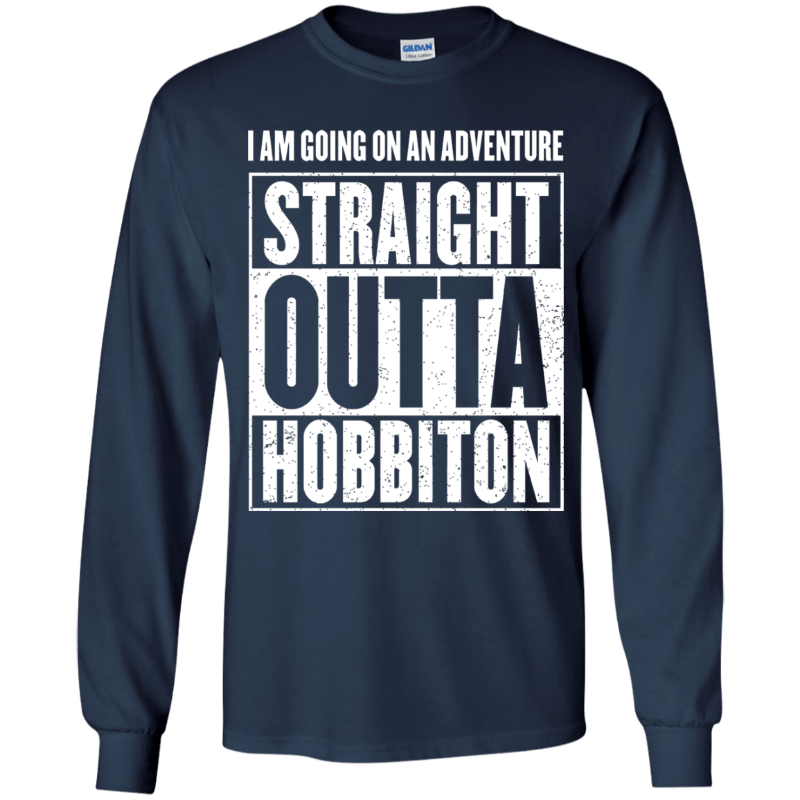Straight Outta Hobbiton Youth Long Sleeve T-Shirt