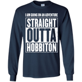 Straight Outta Hobbiton Youth Long Sleeve T-Shirt
