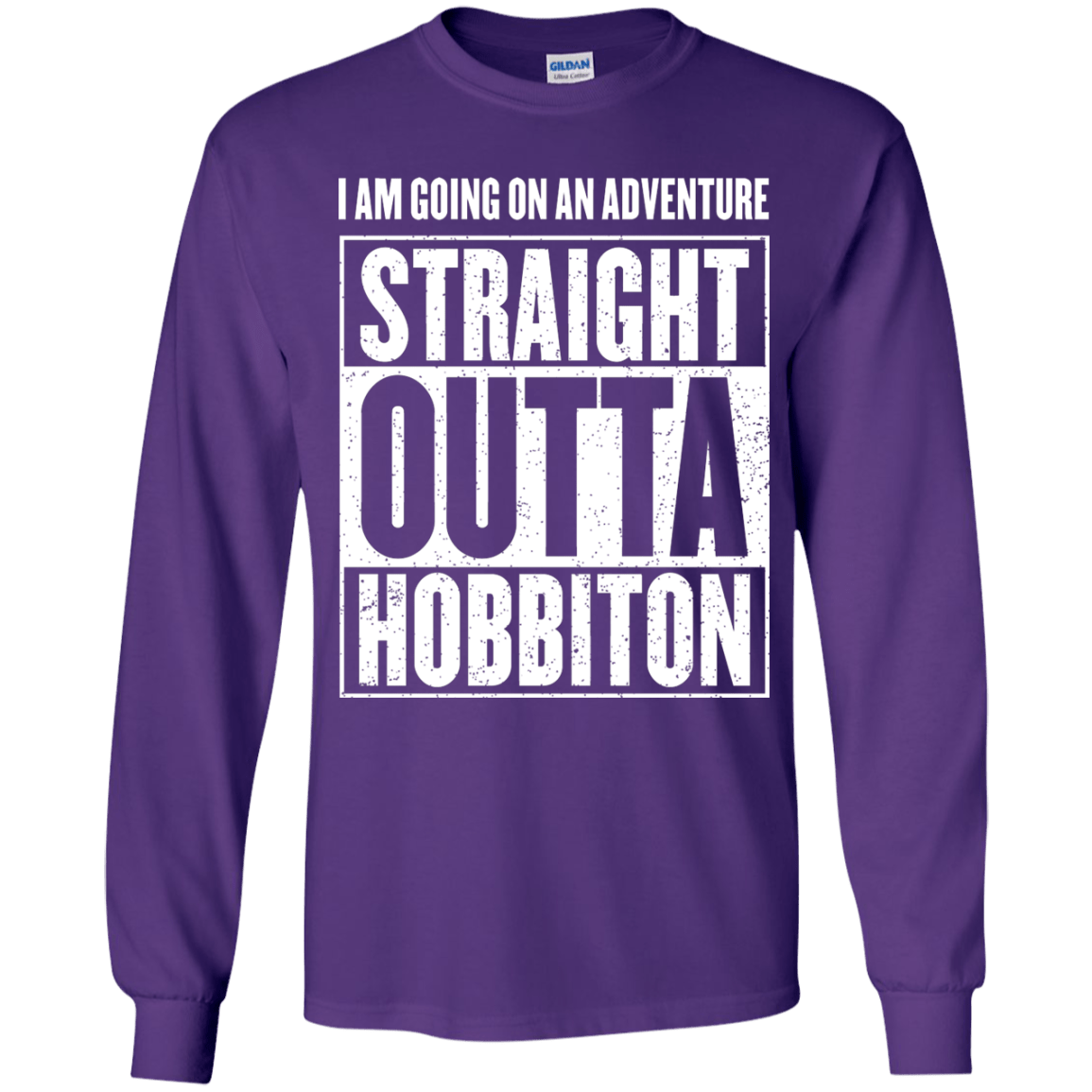 Straight Outta Hobbiton Youth Long Sleeve T-Shirt