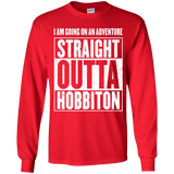 Straight Outta Hobbiton Youth Long Sleeve T-Shirt