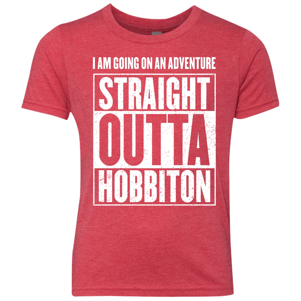 Straight Outta Hobbiton Youth Triblend T-Shirt