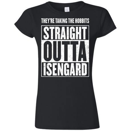 T-Shirts Black / S Straight Outta Isengard Junior Slimmer-Fit T-Shirt