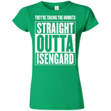 T-Shirts Irish Green / S Straight Outta Isengard Junior Slimmer-Fit T-Shirt