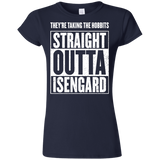 T-Shirts Navy / S Straight Outta Isengard Junior Slimmer-Fit T-Shirt