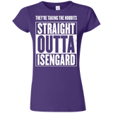 T-Shirts Purple / S Straight Outta Isengard Junior Slimmer-Fit T-Shirt